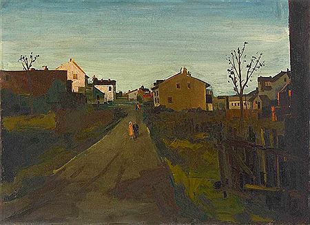 Entrance to the village by Gottfried Richter - Auction record, sale price, and art valuation. Compare with similar artists and explore comparable artworks.