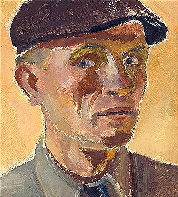 Self-portrait with Flat Cap by Herbert Tucholski - Auction record, sale price, and art valuation. Compare with similar artists and explore comparable artworks.