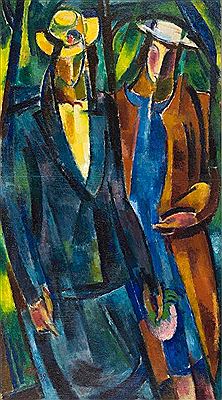 Untitled (Two women walk)