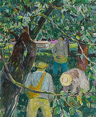"Le verger" by Fernand Giauque - Auction record, sale price, and art valuation. Compare with similar artists and explore comparable artworks.