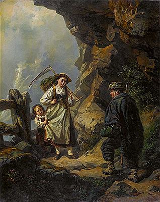 "Der Botaniker im Gebirge"