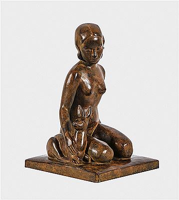 Sample artwork by Paul Kunz (1890 - 1959), known for sculpture - View similar artists and auction records