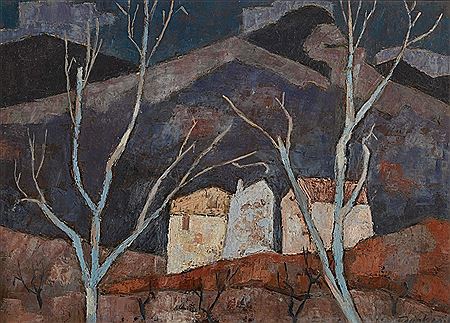 "Paysage bleu"