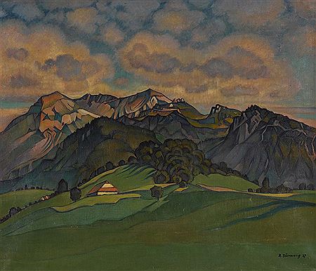 Hügelige Landschaftspartie by Rudolf Durrwang - Auction record, sale price, and art valuation. Compare with similar artists and explore comparable artworks.