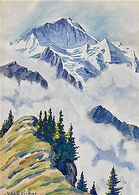 Sample artwork by Ulrich Wilhelm Zuricher (1877 - 1961), known for painting - View similar artists and auction records