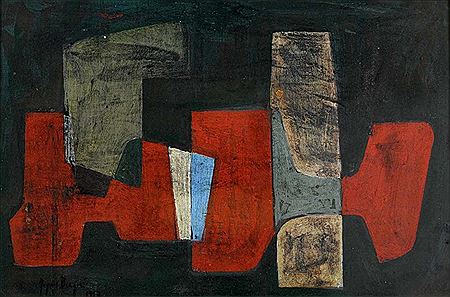 Composition by Jacques Berger - Auction record, sale price, and art valuation. Compare with similar artists and explore comparable artworks.