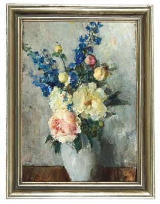 Bunter Blumenstrauß in Vase