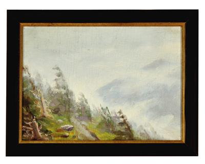 "Nebelreißen im Altvatergebirge"