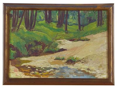 "Sandiger Bach" by Paul Schmidtbauer - Auction record, sale price, and art valuation. Compare with similar artists and explore comparable artworks.