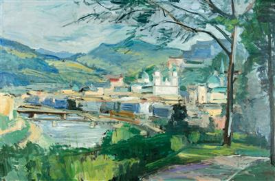 "Blick auf Salzburg" by Kurt Eugen Schmidt - Auction record, sale price, and art valuation. Compare with similar artists and explore comparable artworks.
