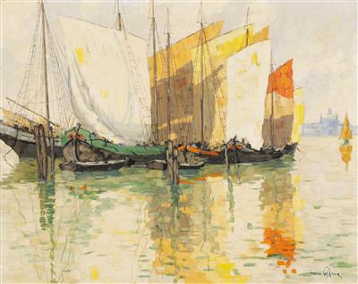 Segelschiffe vor Venedig