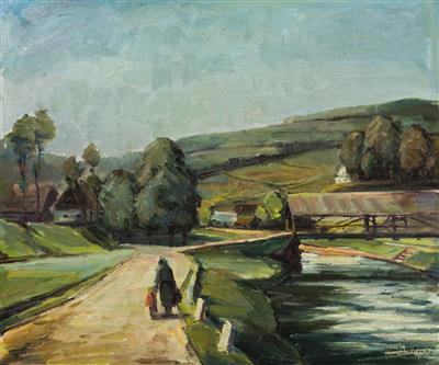 In the Village by Zbynek Stolovsky - Auction record, sale price, and art valuation. Compare with similar artists and explore comparable artworks.