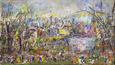 A View of Prague from the Seminary Garden by Ferdinand Kotvald - Auction record, sale price, and art valuation. Compare with similar artists and explore comparable artworks.