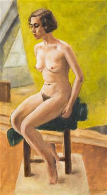 Nude Girl Sitting by Jaroslav Novak - Auction record, sale price, and art valuation. Compare with similar artists and explore comparable artworks.