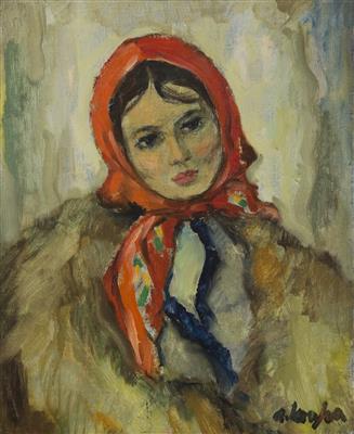 A Girl in a Scarf