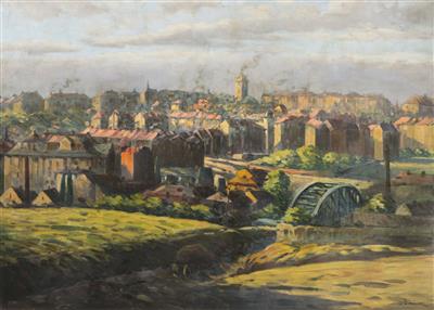A View of Vršovice from Bohdalec