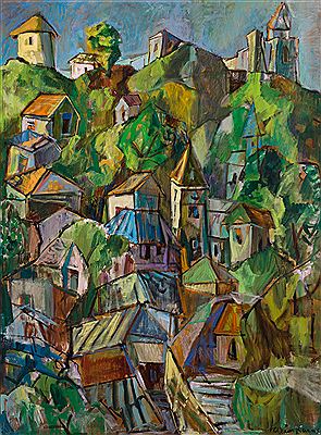 Sample artwork by Will Barnett (1918 - 1992), known for modernist still life, figure and portrait painting, teaching - View similar artists and auction records