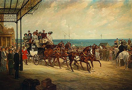 Sample artwork by James Lynwood Palmer (1868 - 1941), known for genre, animal painting - View similar artists and auction records