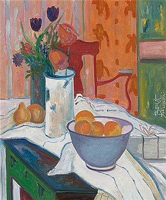 The Green Table by Joseph Barrett - Auction record, sale price, and art valuation. Compare with similar artists and explore comparable artworks.