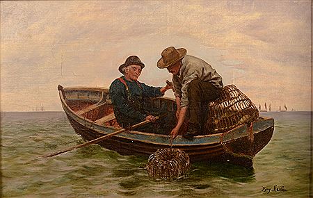 Lifting Pots by Henry Martin - Auction record, sale price, and art valuation. Compare with similar artists and explore comparable artworks.