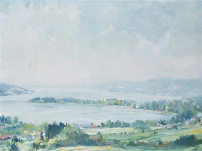 Blick auf den Wörthersee mit Pörtschach