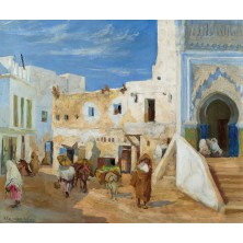 "Plaza de Tangier" by Amadeo Freixas Vivo - Auction record, sale price, and art valuation. Compare with similar artists and explore comparable artworks.