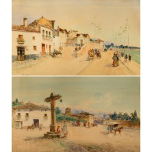 "Dos acuarelas". by Manuel Ruiz Sanchez Morales - Auction record, sale price, and art valuation. Compare with similar artists and explore comparable artworks.