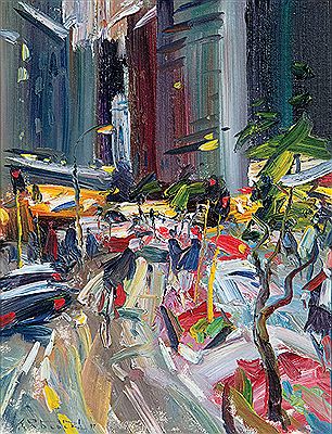 Lambton Quay by John Badcock - Auction record, sale price, and art valuation. Compare with similar artists and explore comparable artworks.