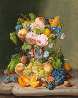 Großes Blumen- und Früchtestillleben