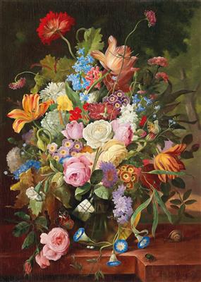 Großes Blumenstück by Alois Zabehlicky - Auction record, sale price, and art valuation. Compare with similar artists and explore comparable artworks.