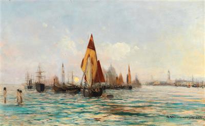 Fischerboote vor Venedig