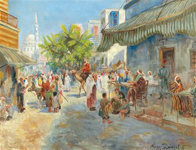 Sample artwork by Daniel Ferenc Nagy (1888 - 1961), known for painting - View similar artists and auction records