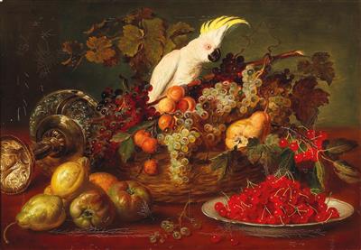Großes Stillleben mit Kakadu by Ludwig Adam Kunz - Auction record, sale price, and art valuation. Compare with similar artists and explore comparable artworks.