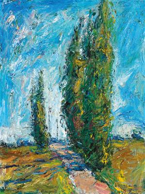 “Pappeln (Lobau)” [poplars] by Hans Andreas - Auction record, sale price, and art valuation. Compare with similar artists and explore comparable artworks.