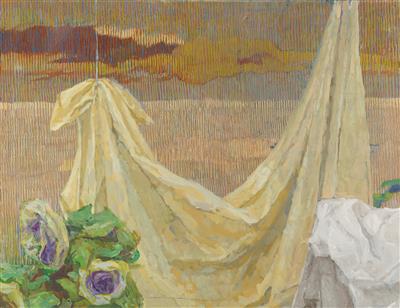 “Landscape with curtain”