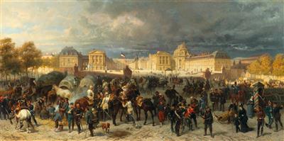 Sample artwork by Louis Ludwig Braun (1836 - 1916), known for historical, religious, genre paintings - View similar artists and auction records