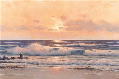 Sunset Over the Sea
