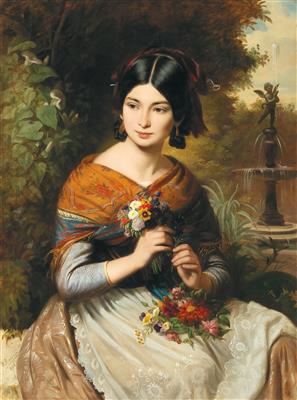 Sample artwork by Jozsef Borsos (1821 - 1883), known for portrait and genre painting, photography - View similar artists and auction records