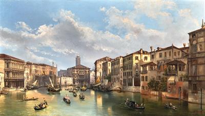 Sample artwork by Federico Moja (1802 - 1885), known for large scale building church painting, urban views, teaching - View similar artists and auction records