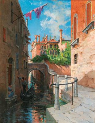 Venice, Rio Torreselle, a view of Casa Dario