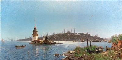 A view of Constantinopell by Carl Saltzmann - Auction record, sale price, and art valuation. Compare with similar artists and explore comparable artworks.