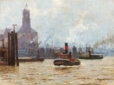 Sample artwork by Paul Kutscha (1872 - 1935), known for landscape and marine painting - View similar artists and auction records