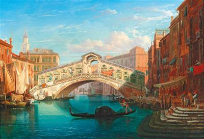 Venice, View of the Rialto Bridge