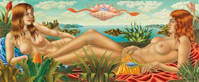 Two nudes by day by Anton Krejcar - Auction record, sale price, and art valuation. Compare with similar artists and explore comparable artworks.