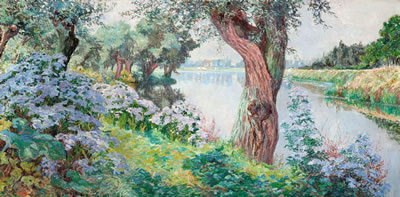 Paysage de la Lys by Anna Weert - Auction record, sale price, and art valuation. Compare with similar artists and explore comparable artworks.