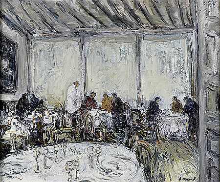 Restaurant in the bay window