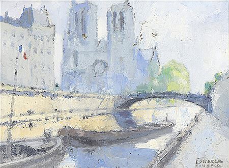 Vue de la Cathédrale Notre-Dame de Paris