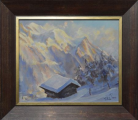 Chamonix Mont-Blanc Evening by Lionel Wibault - Auction record, sale price, and art valuation. Compare with similar artists and explore comparable artworks.