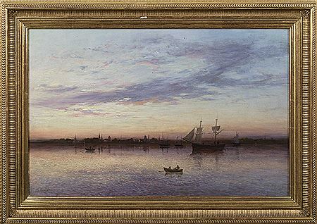 Sunset on the Charles River, Boston, Mass., 1887