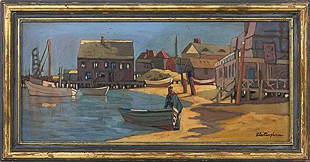 Provincetown wharf scene